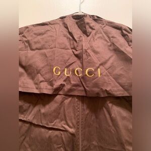 Gucci Jacket Garment Cover with zipper and coverlet on one side NWOT